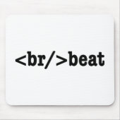 HTML-code voor breekversla Muismat (Voorkant)