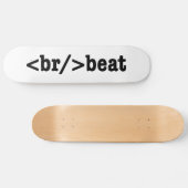 HTML-code voor breekversla Persoonlijk Skateboard (Horizontaal)