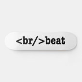 HTML-code voor breekversla Persoonlijk Skateboard (Horizontaal)
