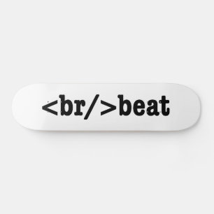 HTML-code voor breekversla Persoonlijk Skateboard
