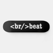 HTML-code voor breekversla Skateboard (Horizontaal)