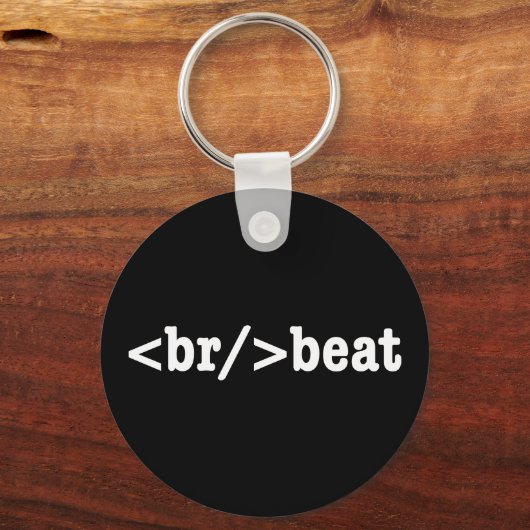 HTML-code voor breekversla Sleutelhanger (Voorkant)