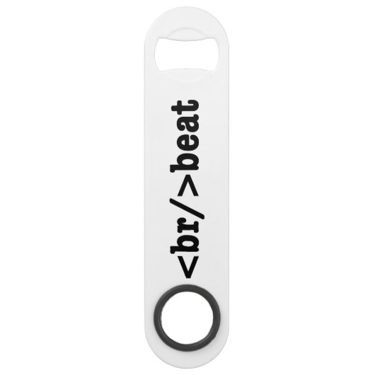 HTML-code voor breekversla Speed Flessenopener (Voorkant)