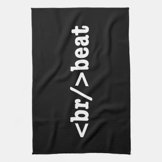 HTML-code voor breekversla Theedoek (Verticaal)