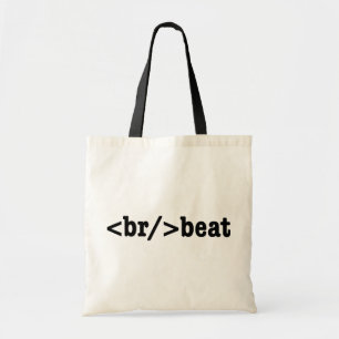 HTML-code voor breekversla Tote Bag