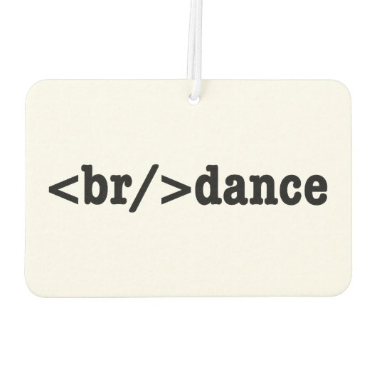 HTML-code voor breuken Luchtverfrisser (Achterkant)