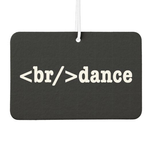 HTML-code voor breuken Luchtverfrisser (Voorkant)