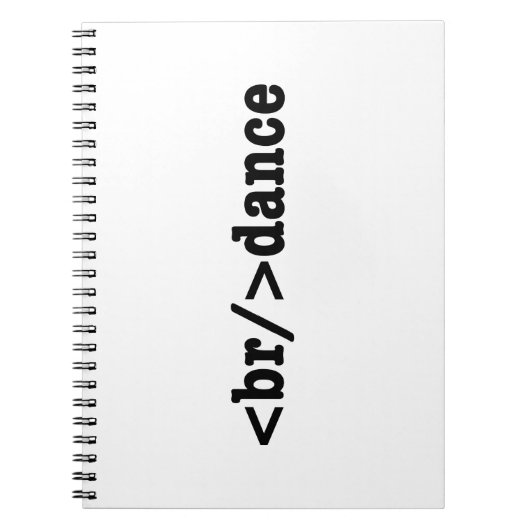 HTML-code voor breuken Notitieboek (Voorkant)