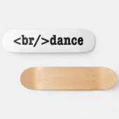 HTML-code voor breuken Persoonlijk Skateboard (Horizontaal)