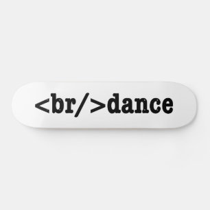HTML-code voor breuken Persoonlijk Skateboard
