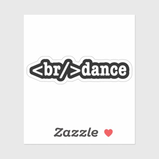 HTML-code voor breuken Sticker (Vel)