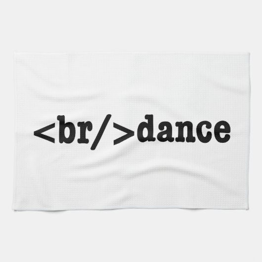 HTML-code voor breuken Theedoek (Horizontaal)