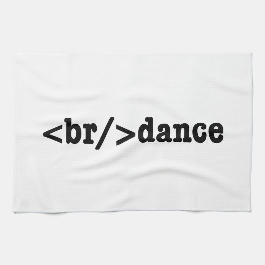 HTML-code voor breuken Theedoek (Horizontaal)