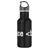 HTML-code voor breuken Waterfles (Achterkant)