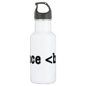 HTML-code voor breuken Waterfles (Achterkant)