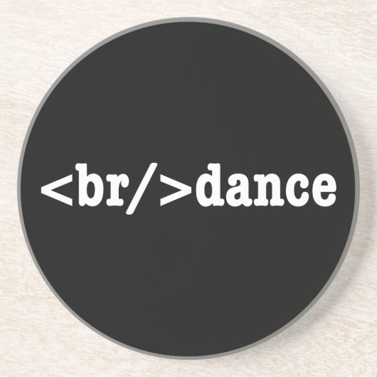 HTML-code voor breuken Zandsteen Onderzetter (Voorkant)