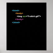 HTML-code voor Funny Computer Program Poster (Voorkant)