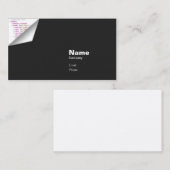 HTML-curve - onverwoestbaar Visitekaartje (Voorkant / Achterkant)