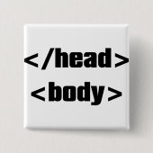 HTML_Element Vierkante Button 5,1 Cm (Voorkant)
