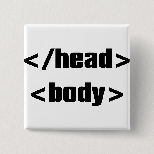 HTML_Element Vierkante Button 5,1 Cm (Voorkant)