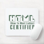 HTML-gecertificeerde dames Muismat (Met muis)