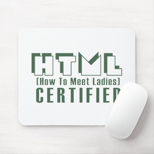 HTML-gecertificeerde dames Muismat (Met muis)
