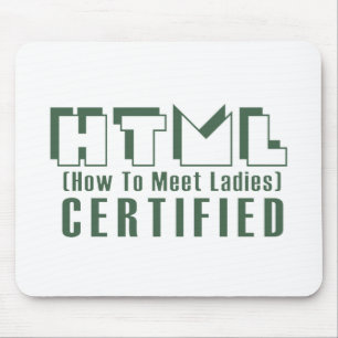 HTML-gecertificeerde dames Muismat