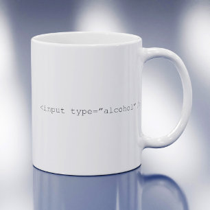 HTML-invoeralcohol Koffiemok