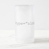 HTML-invoeralcohol Matglas Bierpul (Center)