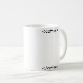 HTML-koffie-mok Koffiemok (Voorkant rechts)