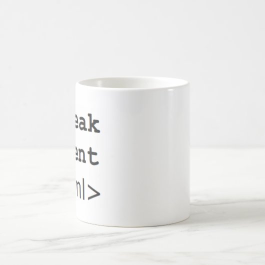 html-luidspreker koffiemok (Center)