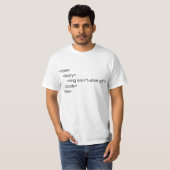 Html Programmers T-shirt (Voorkant volledig)