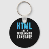 HTML-taalcoderingscode Computer Gi Sleutelhanger (Voorkant)