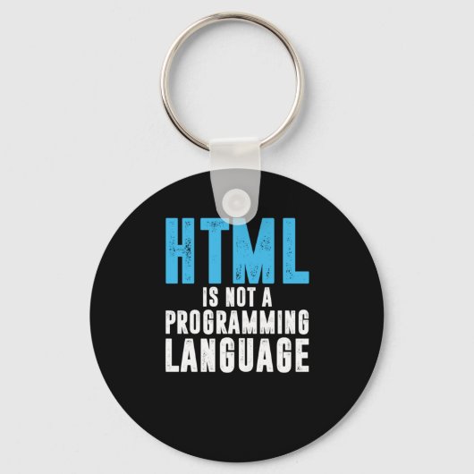 HTML-taalcoderingscode Computer Gi Sleutelhanger (Voorkant)