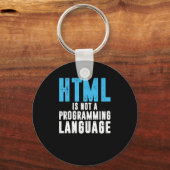 HTML-taalcoderingscode Computer Gi Sleutelhanger (Voorkant)