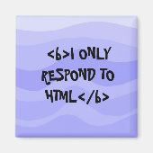 Html Talk Magneet (Voorkant)