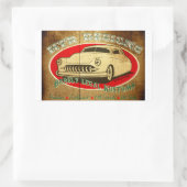 HTR Design Nauwelijks Legale Douane Garage Rechthoekige Sticker (Tas)