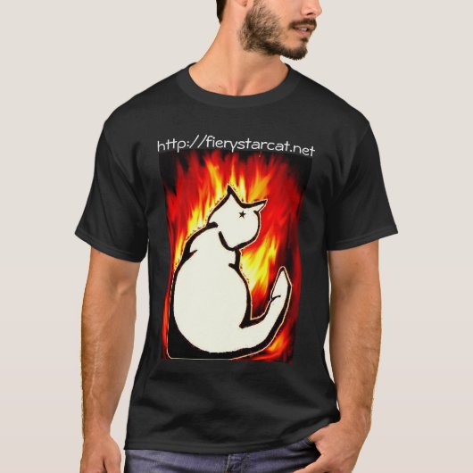 http://fierystarcat.net t-shirt (Voorkant)