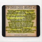 HTTP-statuscodes: grootst aantal handgrepen Muismat (Voorkant)