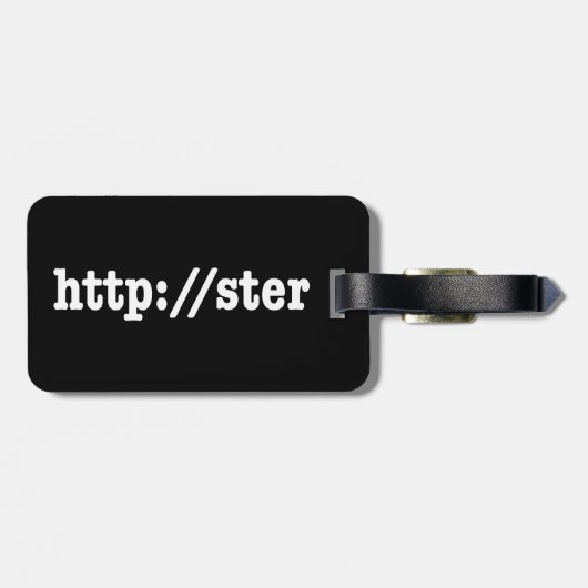 http://ster / html-code bagagelabel (Achterkant horizontaal)