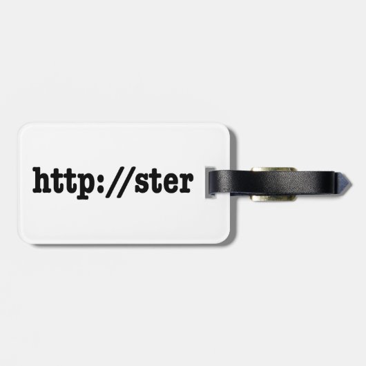 http://ster / html-code bagagelabel (Achterkant horizontaal)