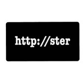 http://ster / html code etiket (Voorkant)
