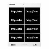 http://ster / html code etiket (Full Sheet)