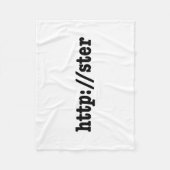 http://ster / html-code fleece deken (Voorkant)