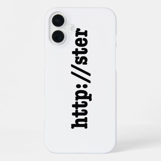 http://ster / html code iPhone hoesje (Achterkant)