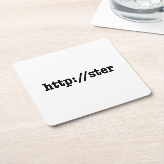 http://ster / html code kartonnen onderzetters (Schuin)