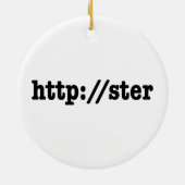 http://ster / html-code keramisch ornament (Achterkant)