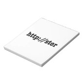 http://ster / html-code notitieblok (Linkerzijde)