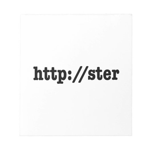 http://ster / html-code notitieblok (Voorkant)