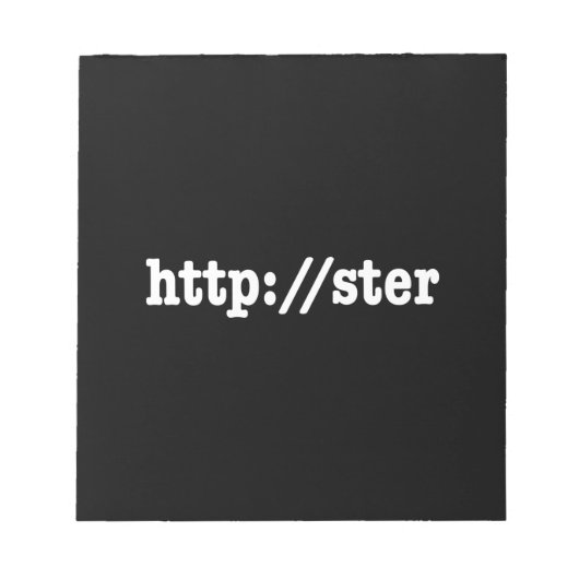 http://ster / html-code notitieblok (Voorkant)